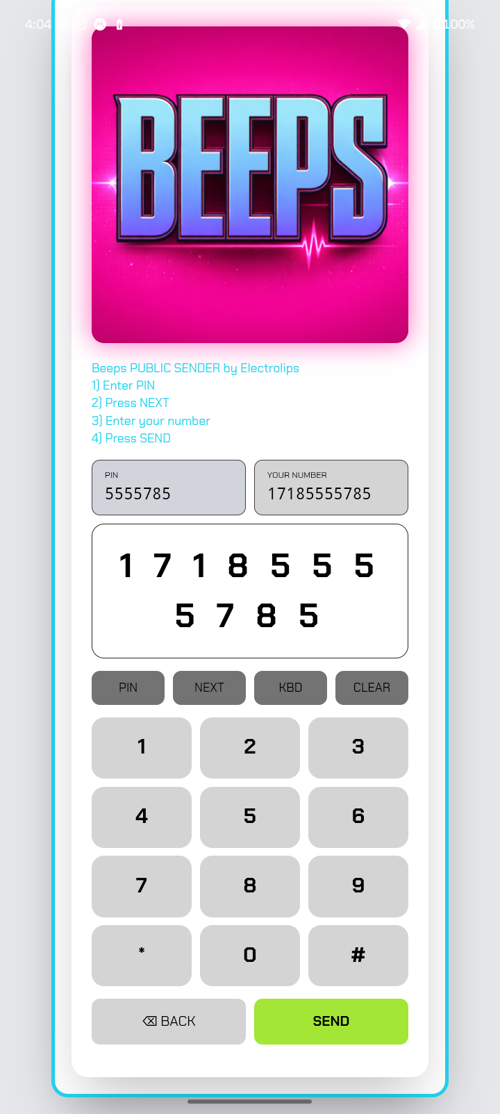 Beeps Safe V2 screenshot 2